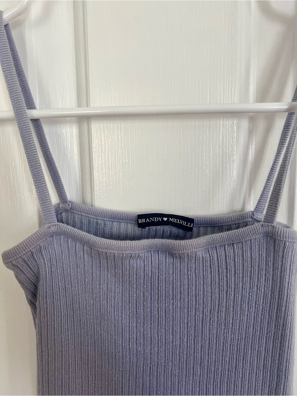 Brandy Melville Dusty Blue Ribbed Cami Top